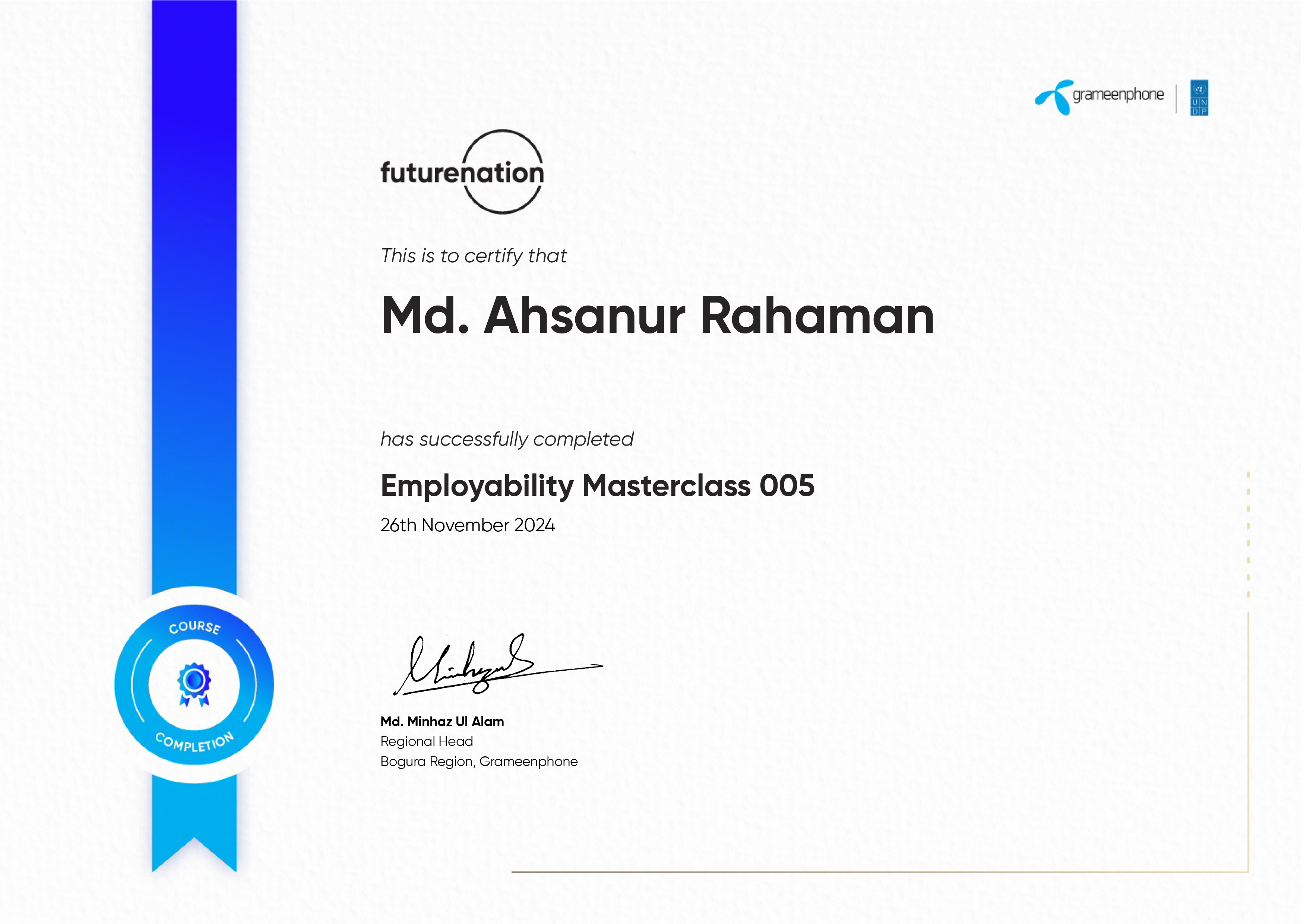 Employability Masterclass 005-CERTIFICATE